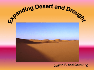 Deserts and Drought