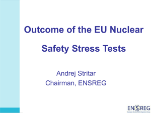 Outcome of the EU Nuclear Safety Stress Tests
