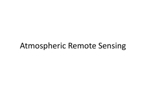 Atmospheric Remote Sensing
