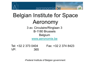 Belgian Institute for Space Aeronomy