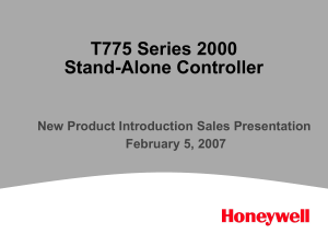 T775 Sales Presentation