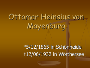 Ottomar Heinsius von Mayenburg