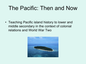 The Pacific: Then and Now