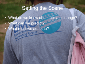 Climate Change Predictions _EMG _Steve Law