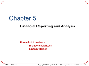 M5-10 Preparing Comparative Financial Statements