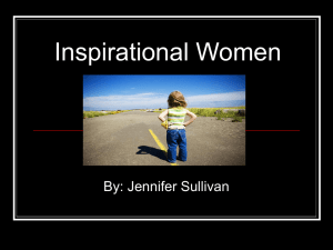 Inspirational Women PowerPoint Presentation
