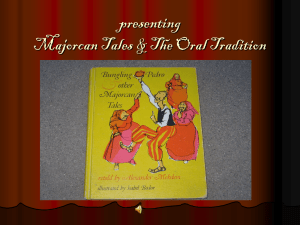 Powerpoint Sample Lesson Plan (Oral Tradition) - U