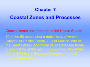 Coastal Zones and Processes Chapter 7