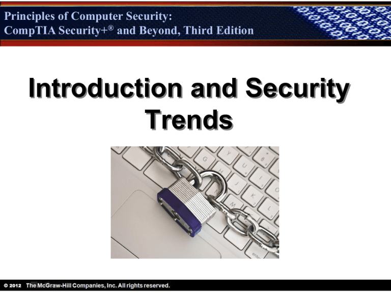 Principles Of Computer Security