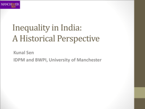 Inequality in India: A Historical Perspective