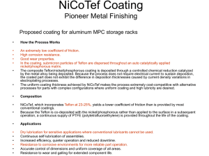 NiCoTef-Coating