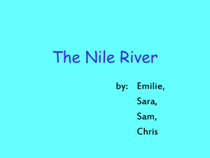 PowerPoint Presentation - The Nile River