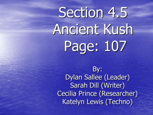 Section 4.5 Ancient Kush Page: 107