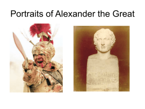 Portraits of Alexander the Great
