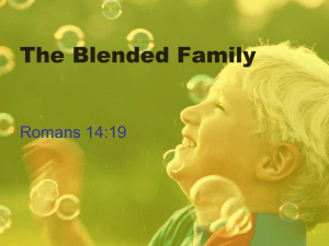 The Blended Family - New Life Apostolic Church