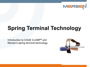 Spring Terminal Technology