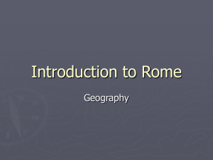 Introduction to Rome