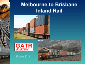 John Hearsch - melbourne to brisbane inland rail symposium