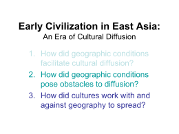 🎉 Examples of cultural diffusion in early civilizations. Culture