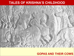 TALES OF KRISHNA`S CHILDHOOD