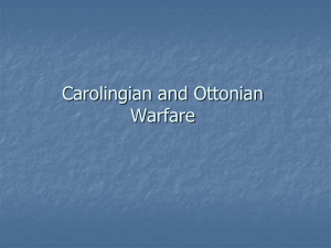 Carolingian warfare PowerPoint