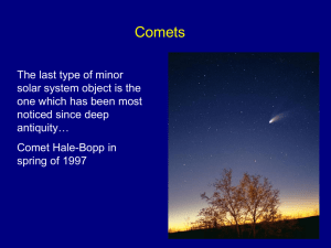 21 Apr: Comets