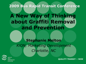 A New Way of Thinking About Graffiti Removal and Prevention