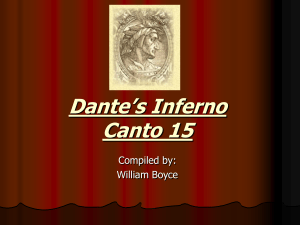 Dante`s Inferno Counto 15