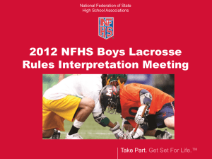 NFHS Boys Lacrosse - Keystone Lacrosse Officials Association