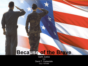 Because of the Brave