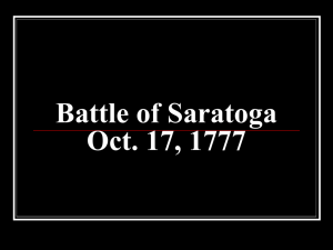Saratoga & Valley Forge PP week of 11/18