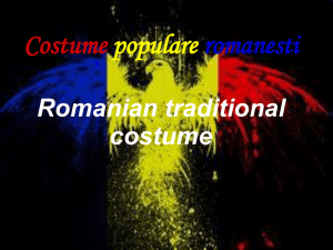 Romanian traditional costume