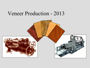 Veneer Production Basics A Volume Production
