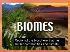 Biomes - stcscience6