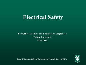 Electrical Safety - Tulane University