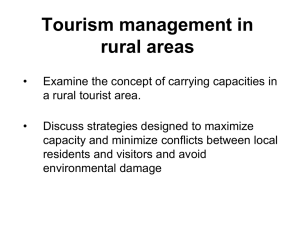 tourism management in rural areas