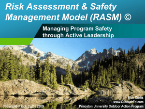 Risk Assessment & Safety Management Model
