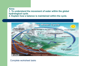 Hydrological Cycle