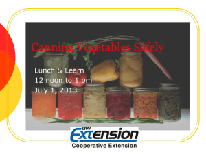 Slides - Food Safety and Health