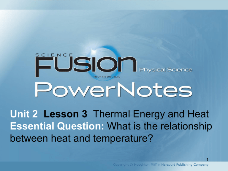 What Is The Biggest Difference Between Thermal Energy And Temperature