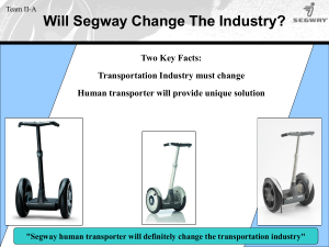 "Segway human transporter will definitely change the transportation