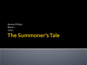 The Summoner`s Tale