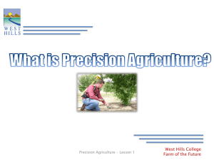 Lesson 1: What is Precision Agriculture