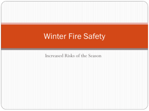 Winter Fire Safety.