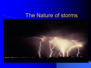The Nature of storms
