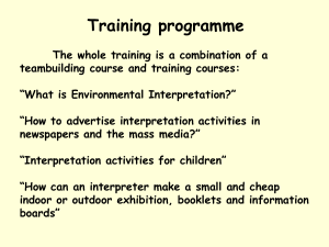 A PowerPoint presentation what an environmental