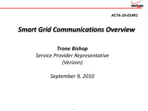 Smart Grid Communications Overview