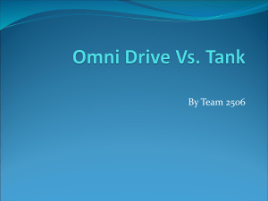 Omni Drive Vs. Tank