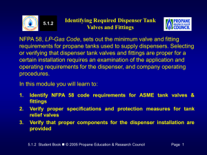 5.1.2 Identifying Required Dispenser Tank Valves and