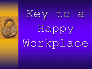 Key to a Happy Workplace - Middelburg